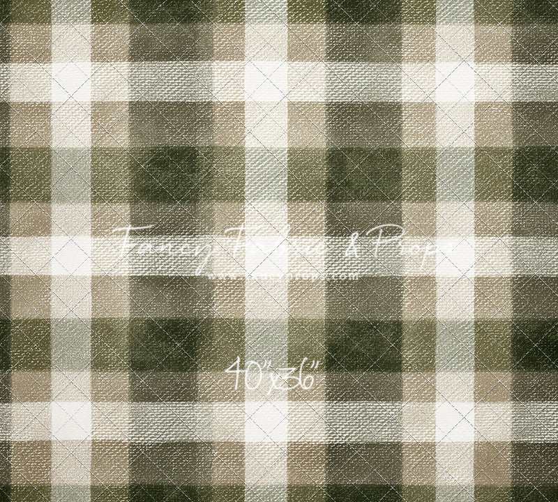Frosted Pine Plaid - Petite