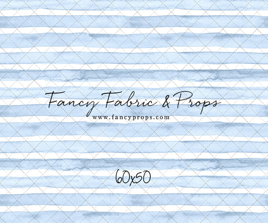 Blue Watercolor Stripes