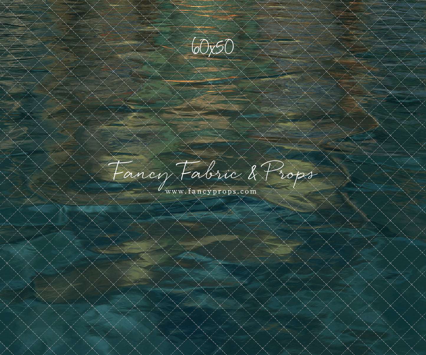 Fishing Hole Creek Floor 60x50" - Littles Collection