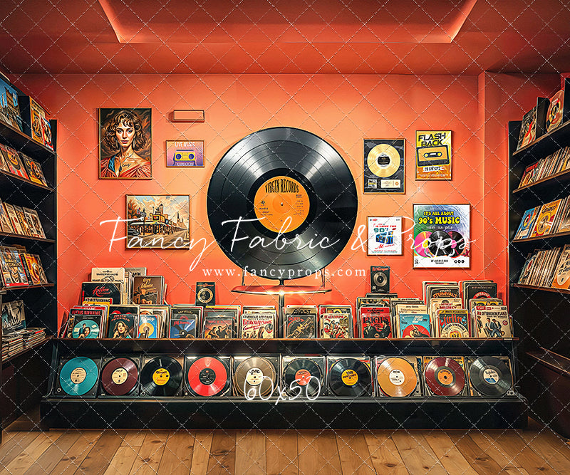 Vinyl Revival Room - Wood Floor Version