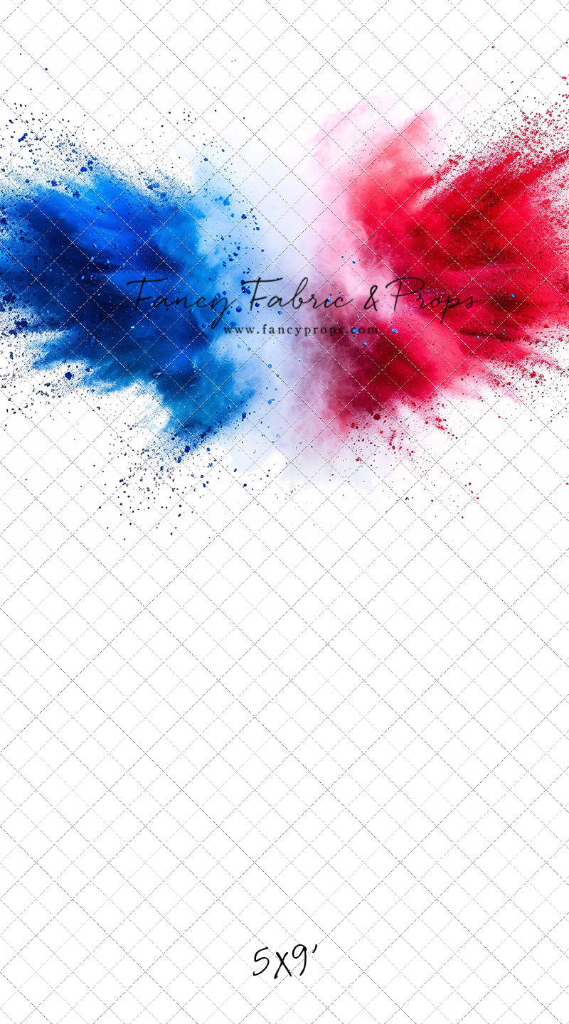 Red White & Burst - Sweep Sizes Only