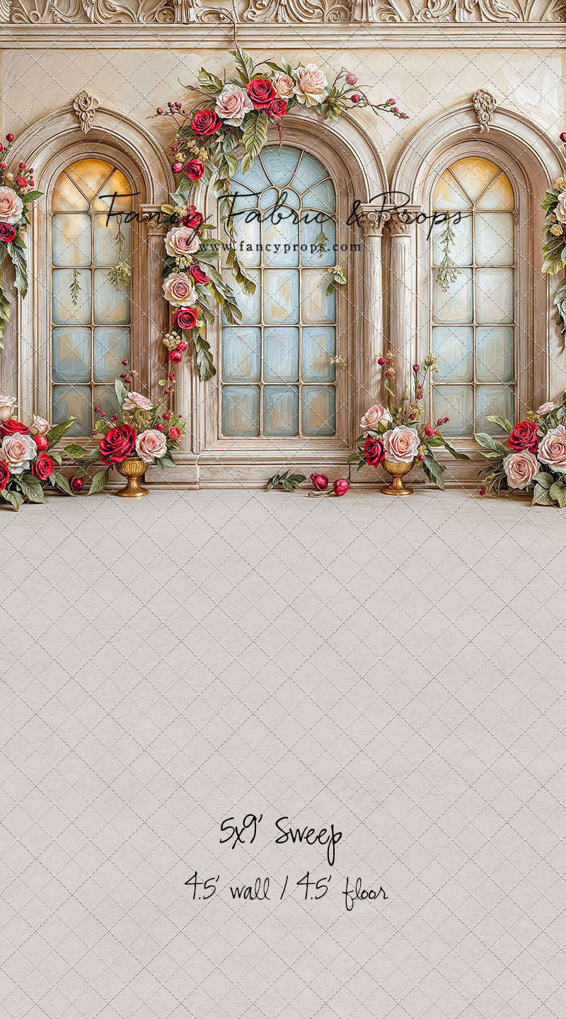 Gilded Holiday Windows - with Sweep Option