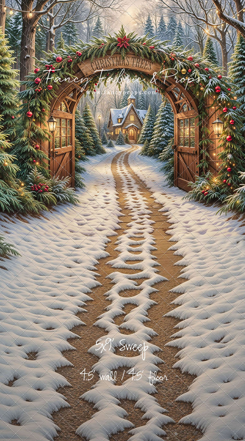Christmas Path To Home - with Sweep Option