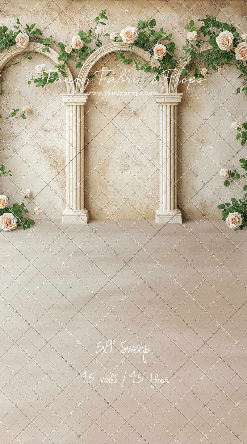 Ivory Arch Garden - With Sweep Option