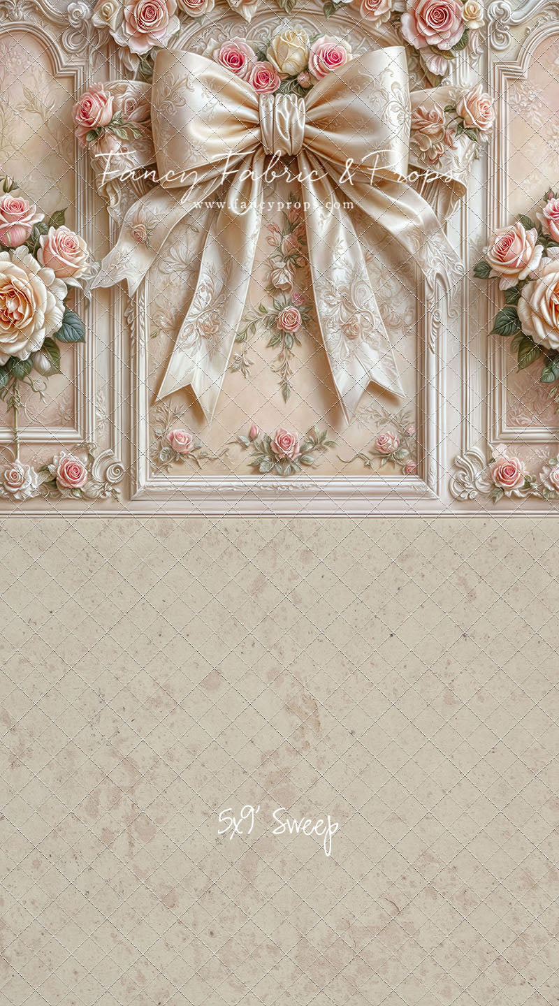 Ribbon & Pearl - With Sweep Option