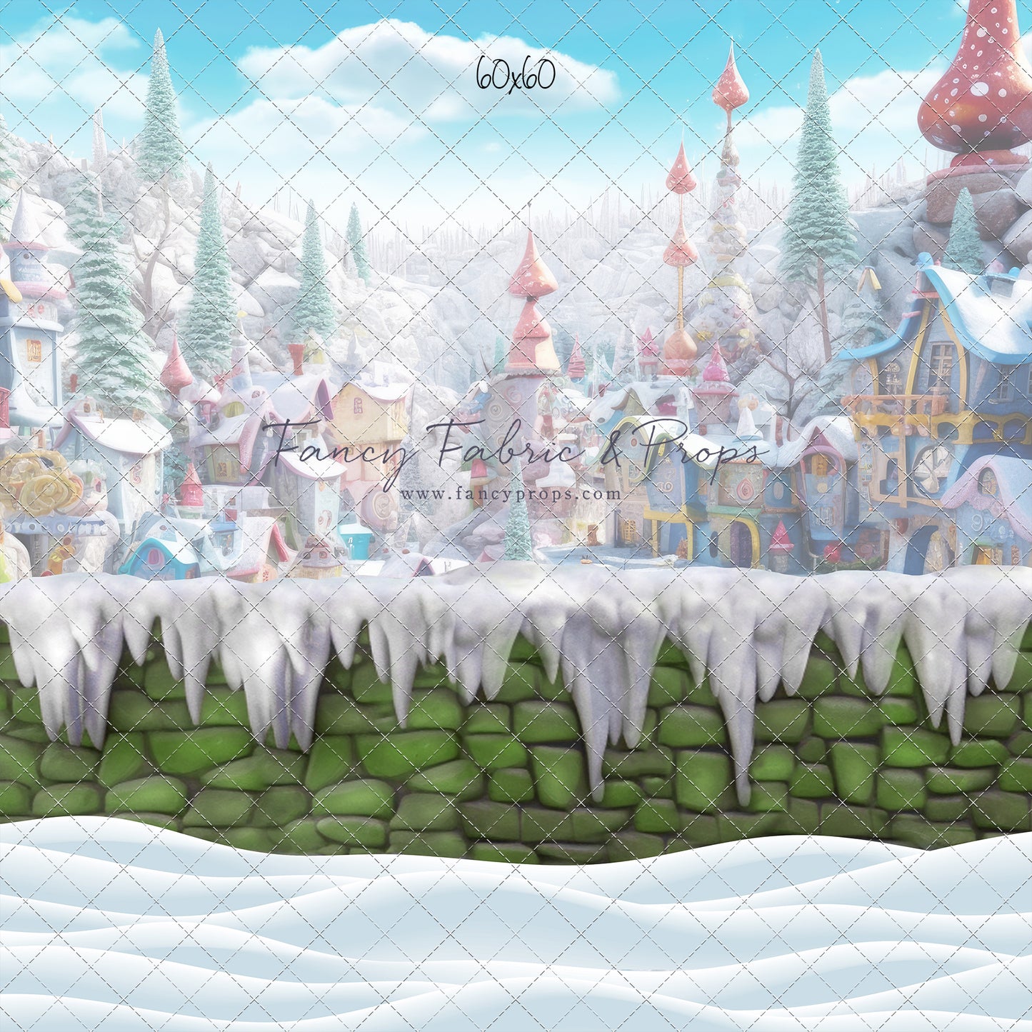 Welcome To Christmas Town - 2pc Mini Room