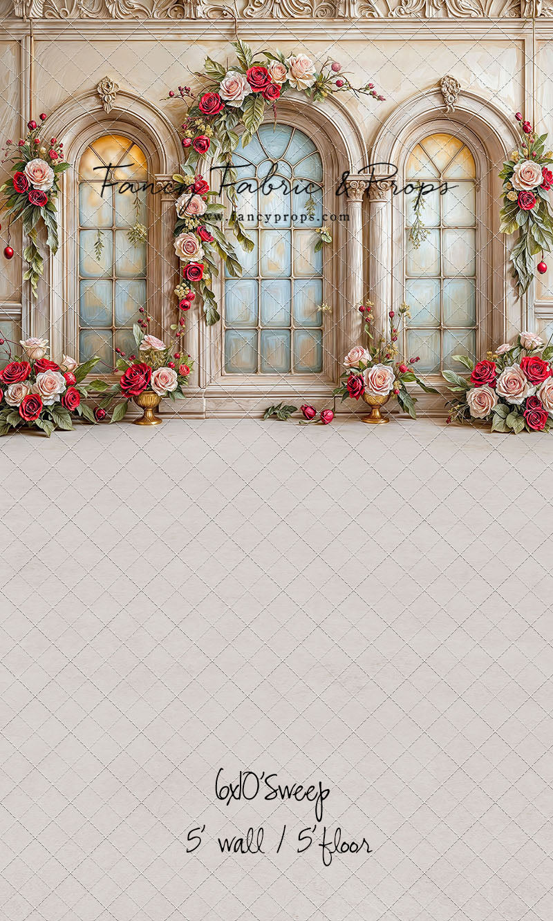 Gilded Holiday Windows - with Sweep Option