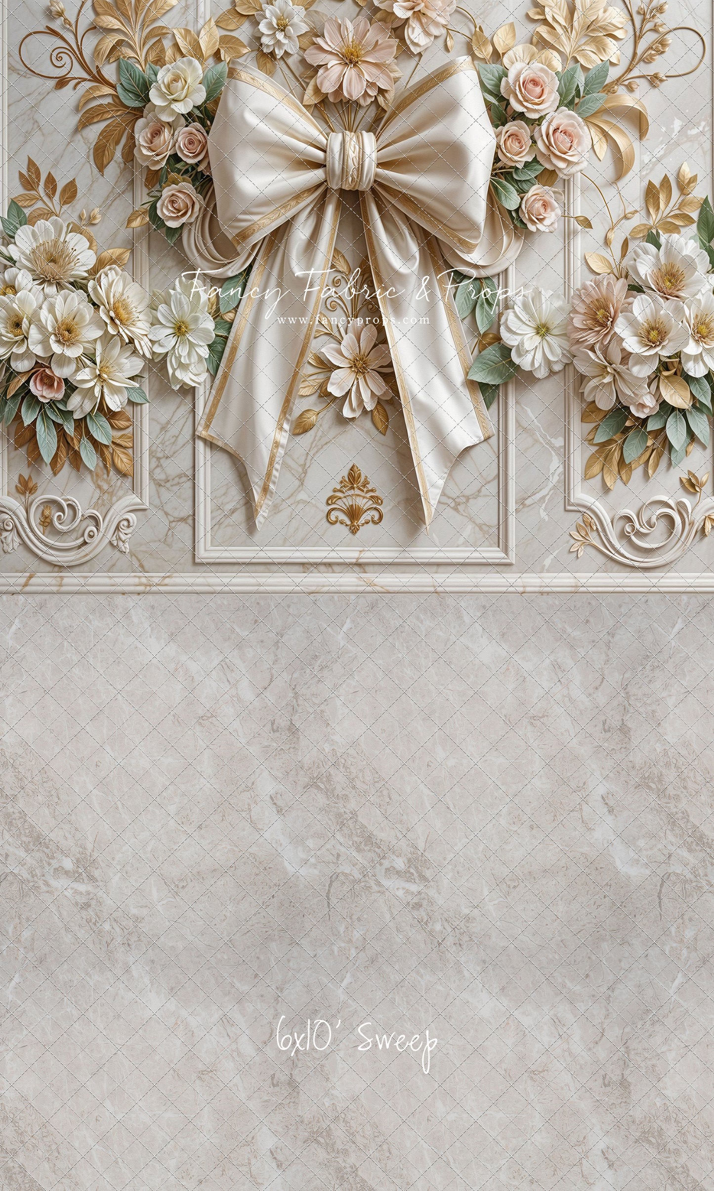 Ivory Luxe - With Sweep Option