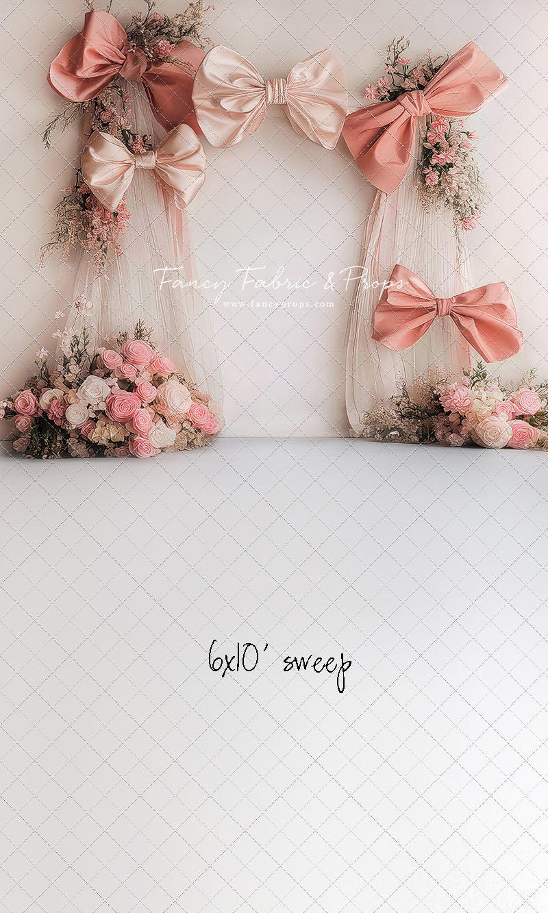 Bowtied Blush - With Sweep Option