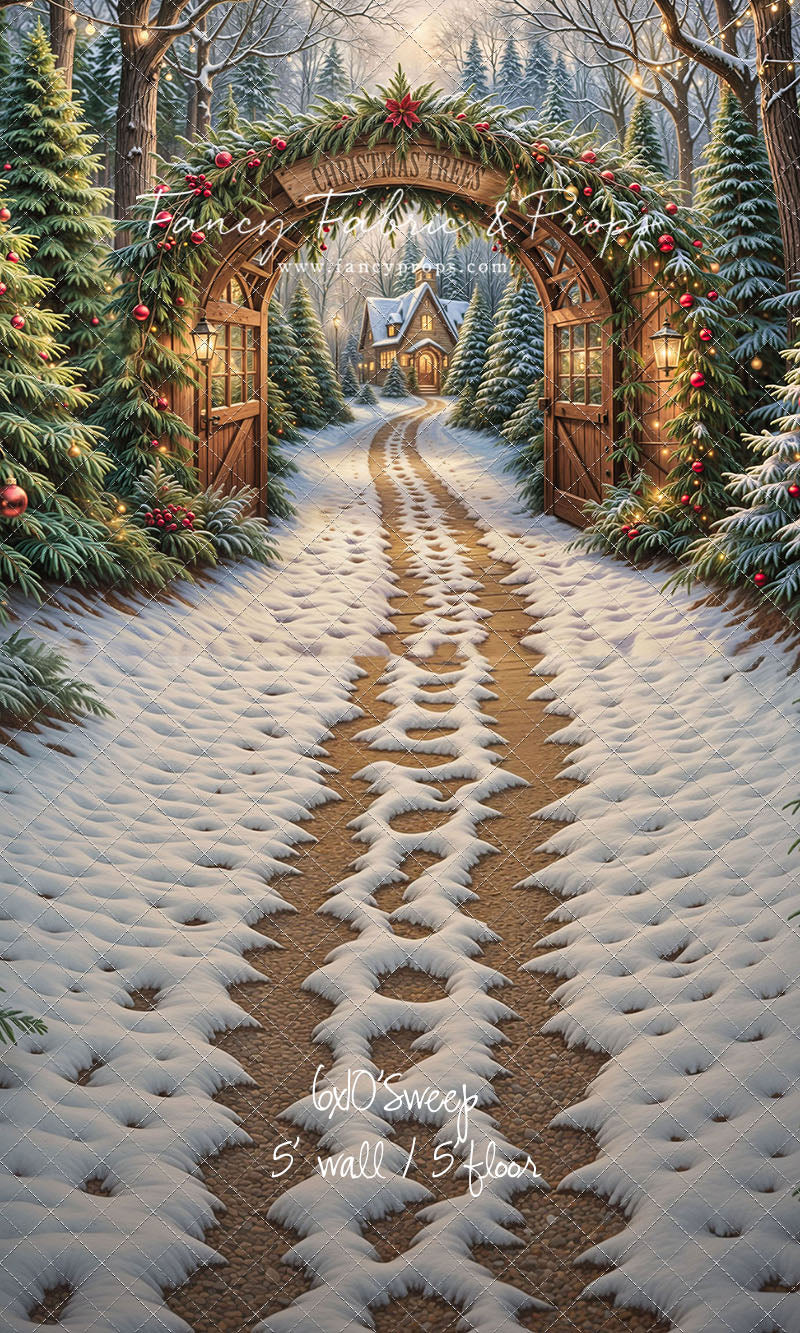 Christmas Path To Home - with Sweep Option