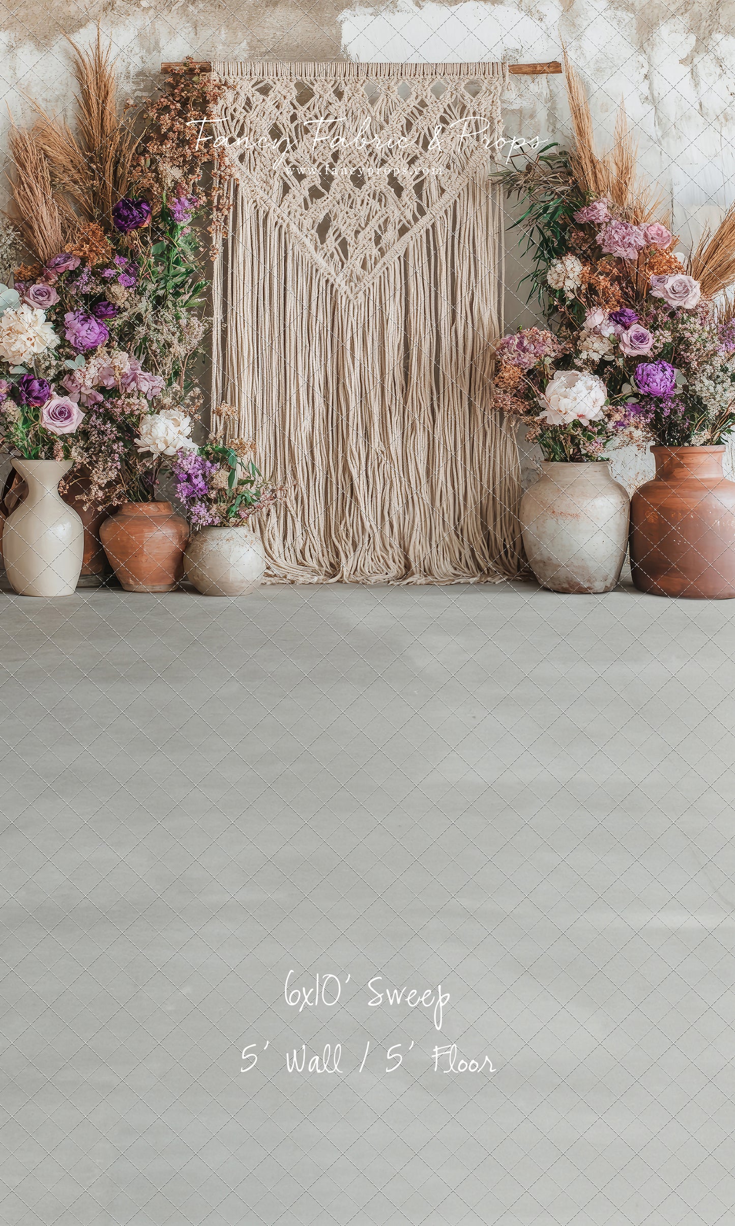 Floral Fringe Haven - With Sweep Option