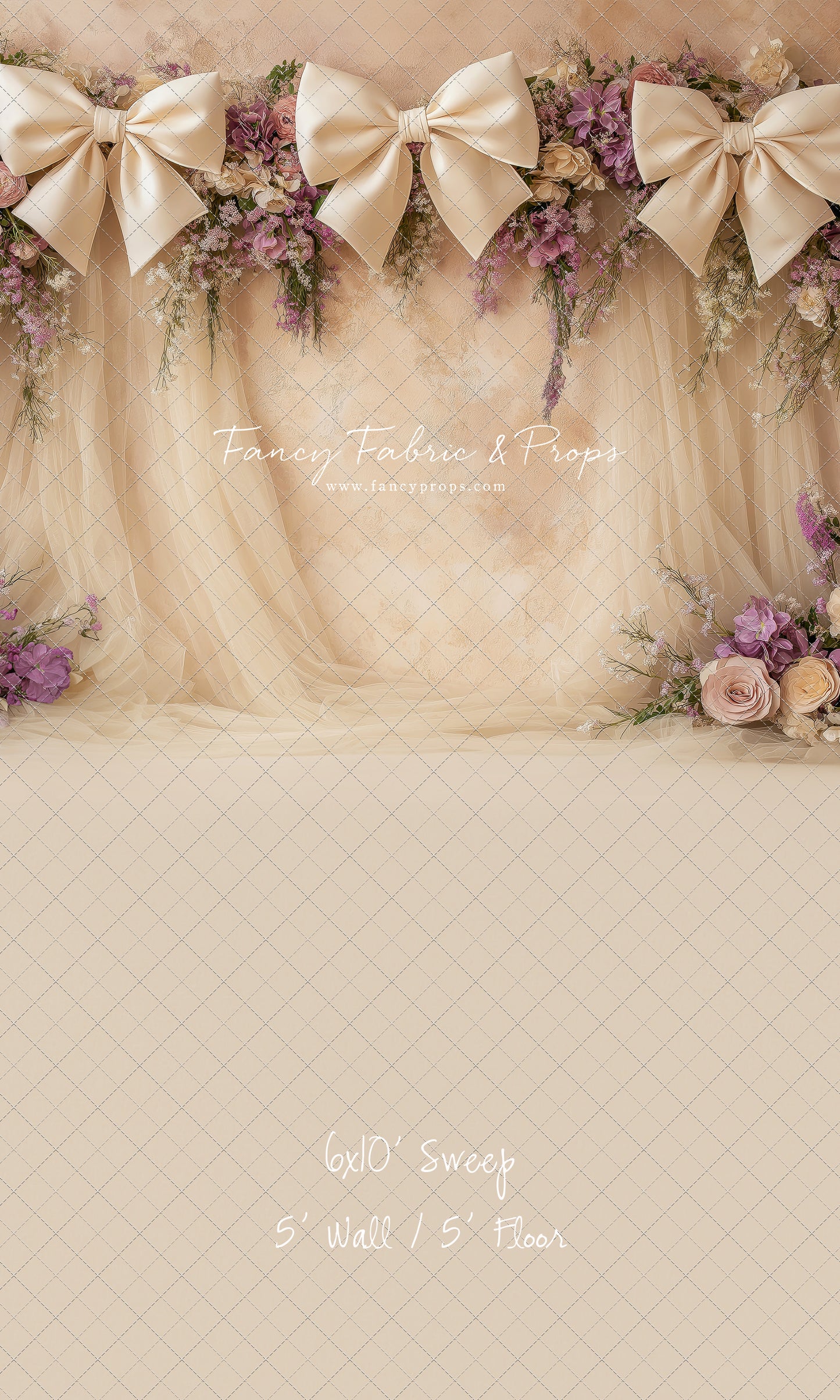 Luxe Lavender Blooms - With Sweep Option