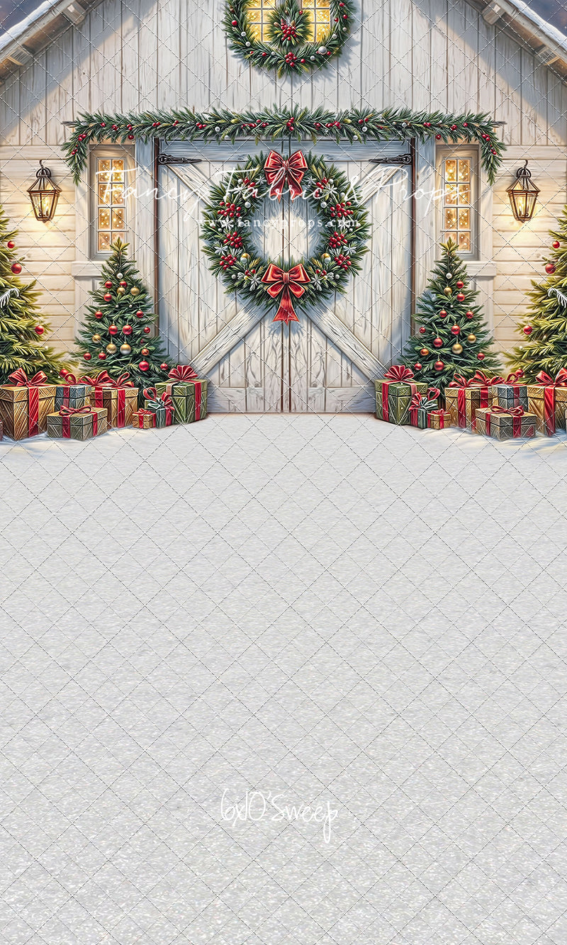 Winter Welcome Barn - with Sweep Option