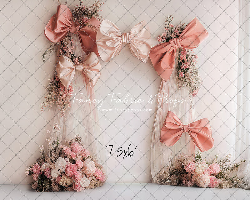 Bowtied Blush - With Sweep Option