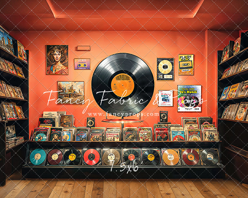 Vinyl Revival Room - Wood Floor Version