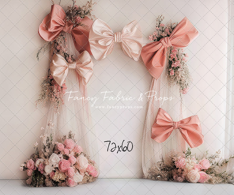 Bowtied Blush - With Sweep Option