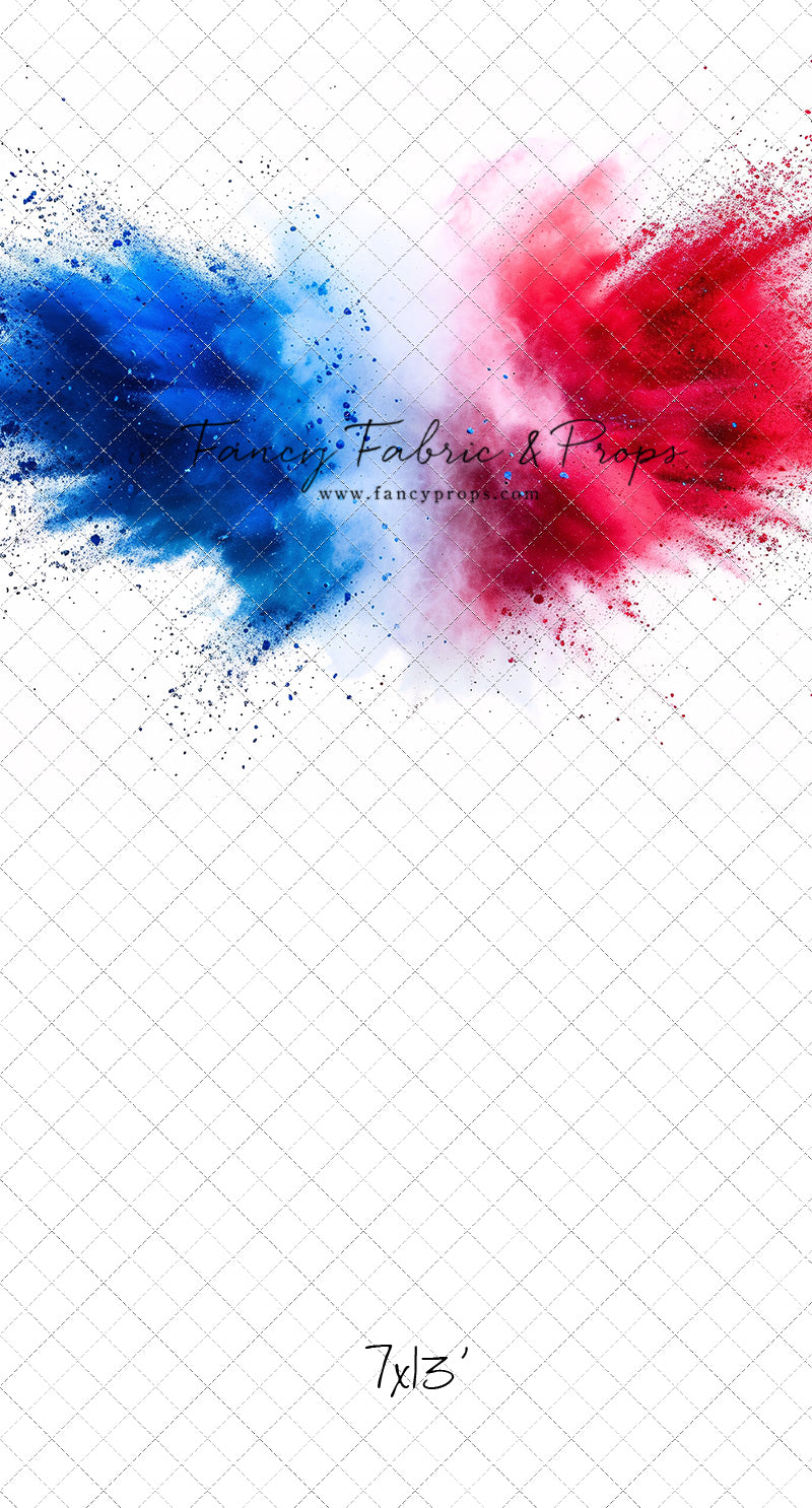 Red White & Burst - Sweep Sizes Only