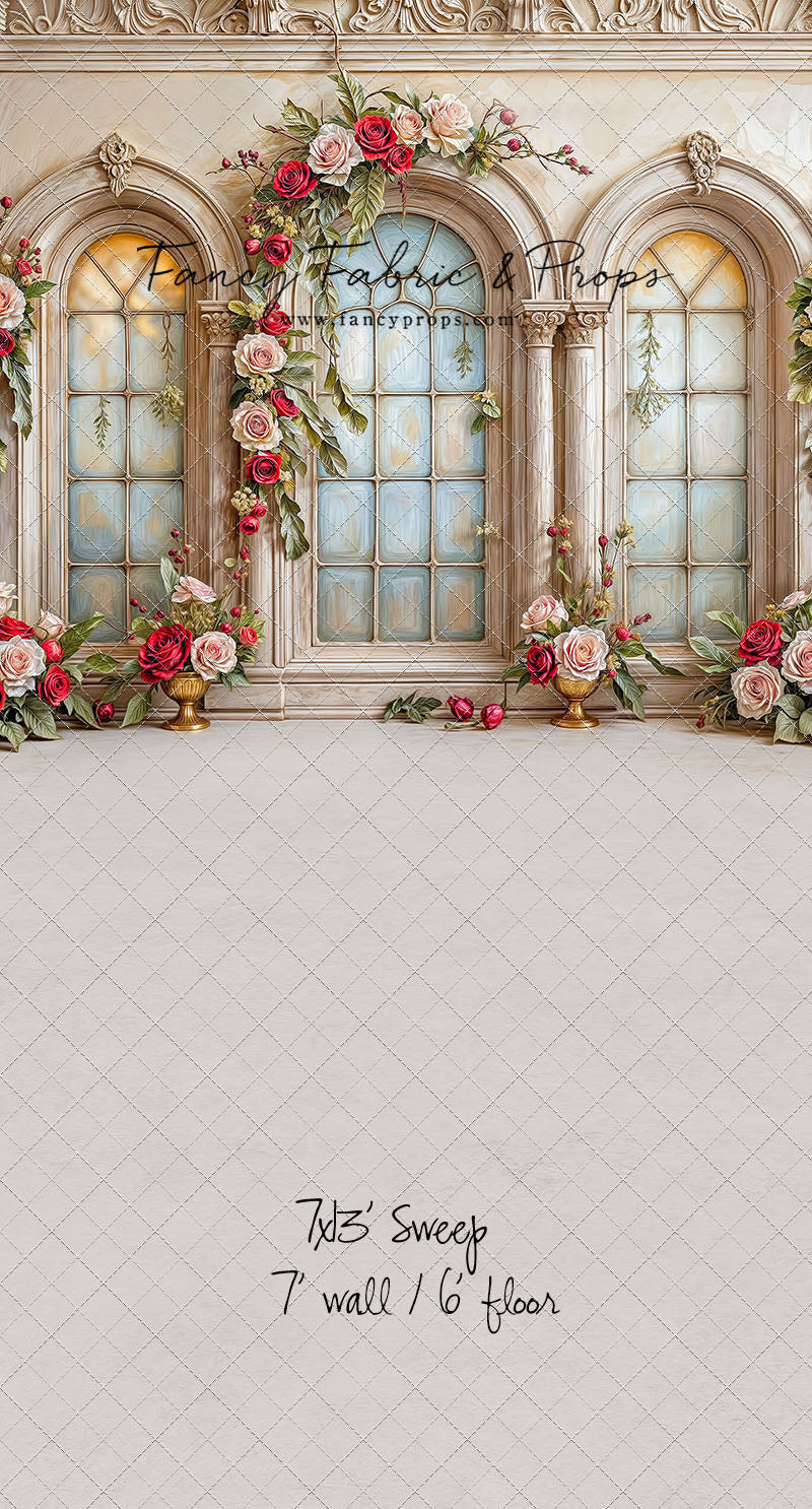 Gilded Holiday Windows - with Sweep Option