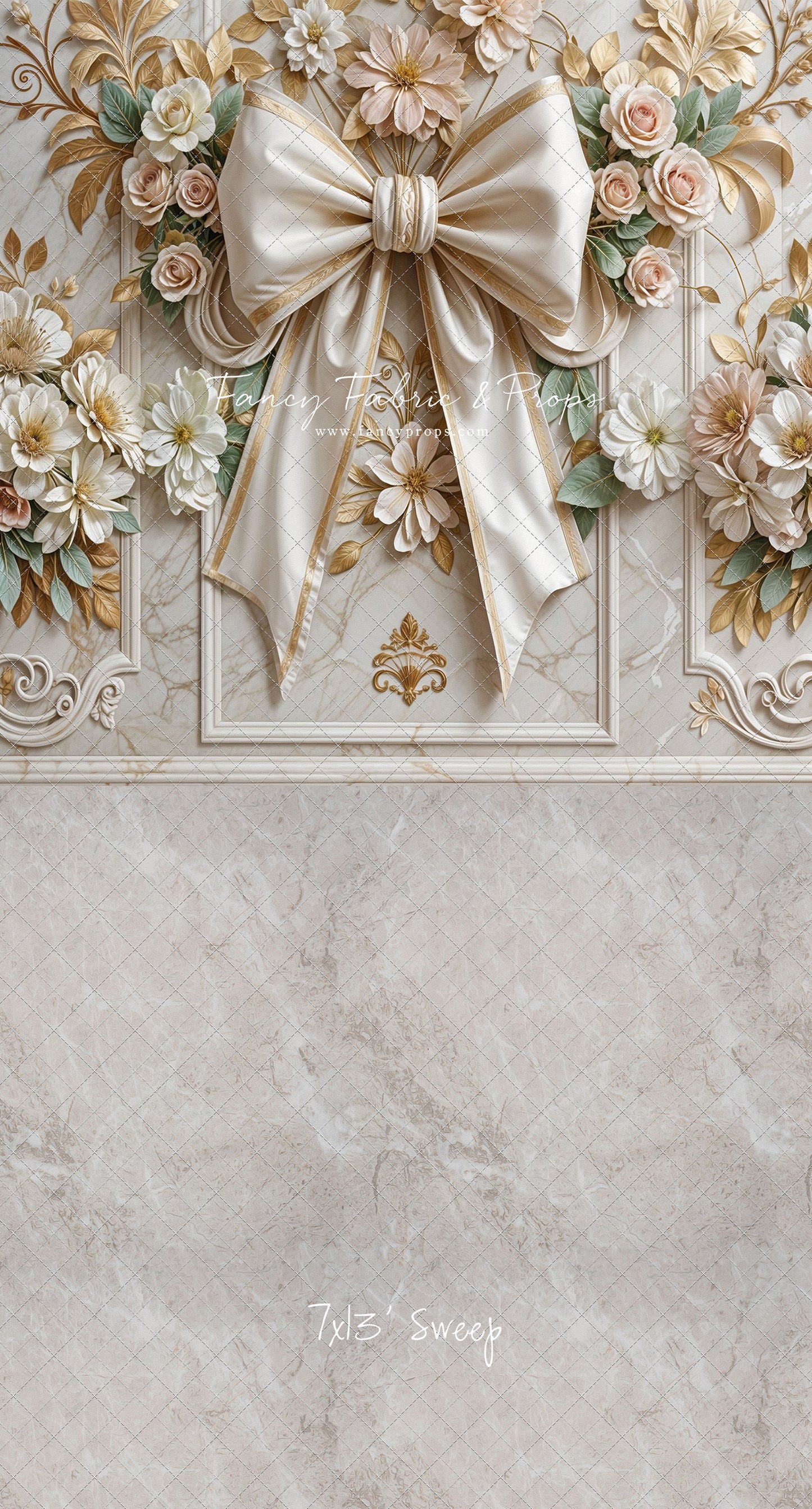 Ivory Luxe - With Sweep Option