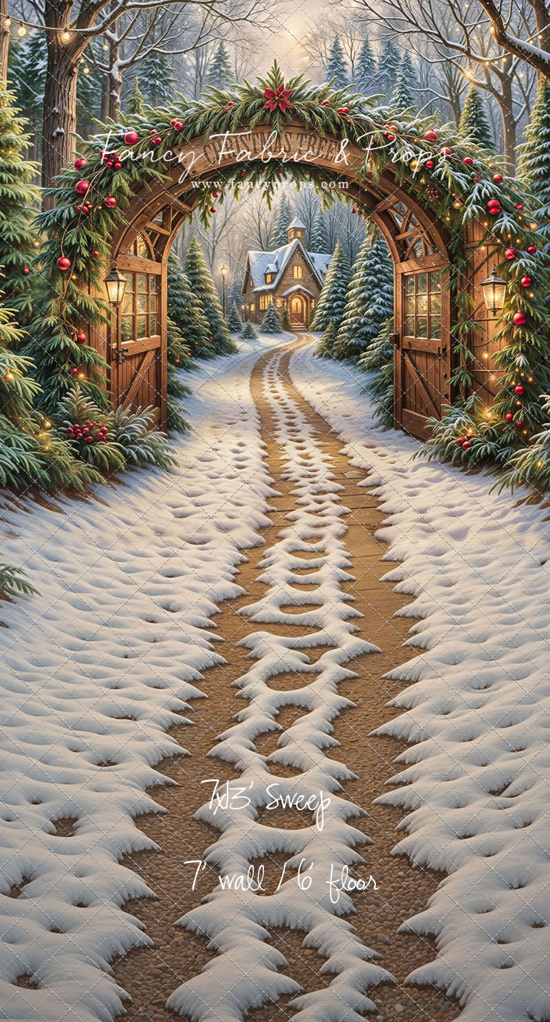 Christmas Path To Home - with Sweep Option
