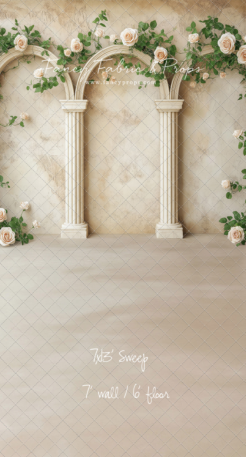 Ivory Arch Garden - With Sweep Option
