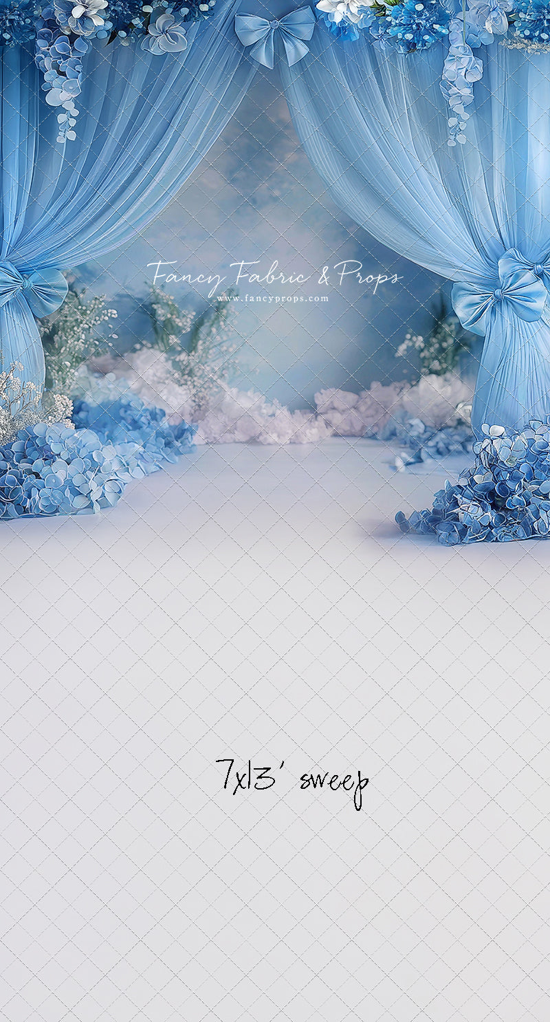 Little Bow Blue - With Sweep Option