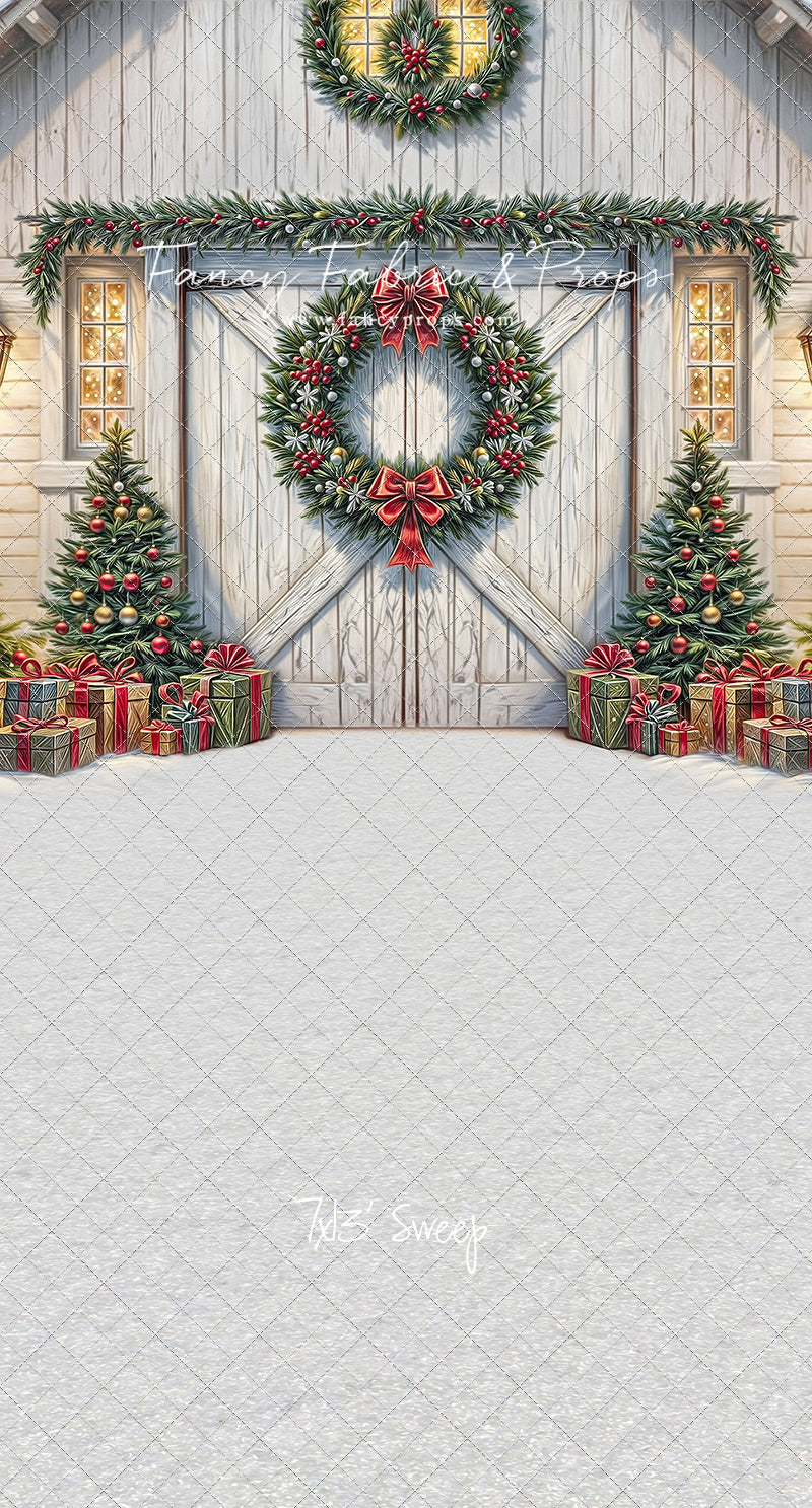 Winter Welcome Barn - with Sweep Option