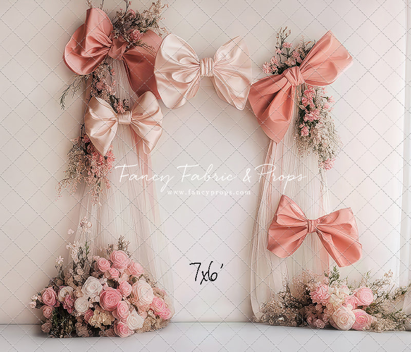 Bowtied Blush - With Sweep Option