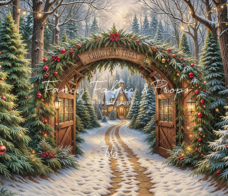 Christmas Path To Home - with Sweep Option