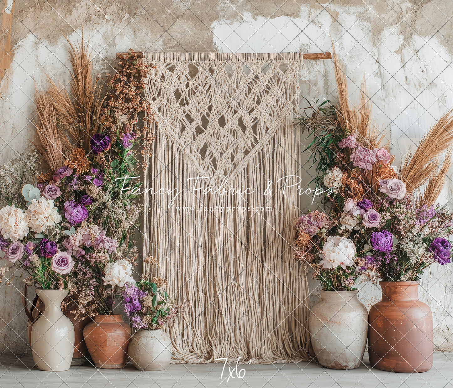 Floral Fringe Haven - With Sweep Option
