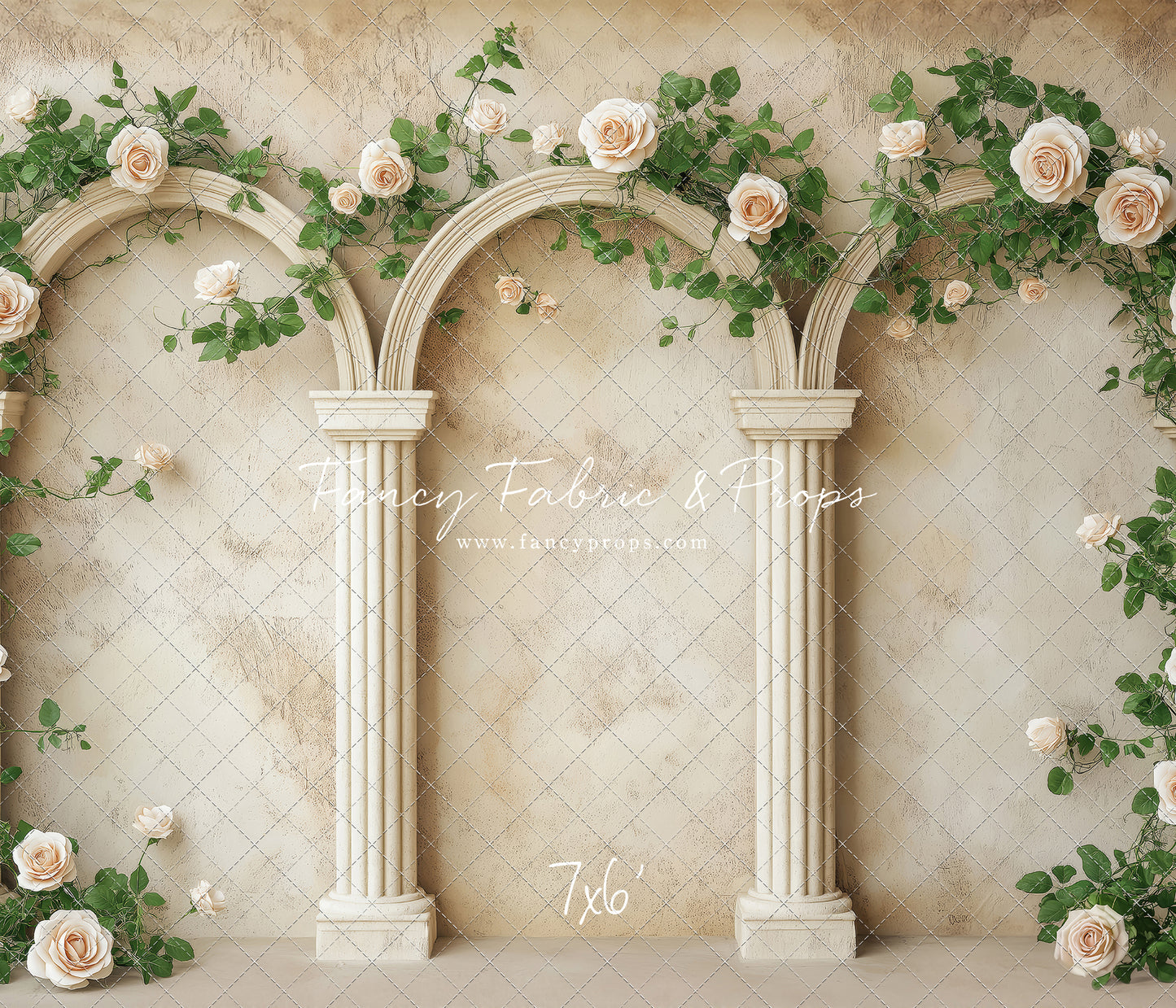 Ivory Arch Garden - With Sweep Option