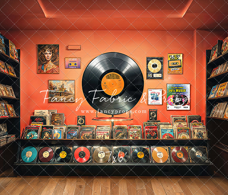 Vinyl Revival Room - Records Floor Version