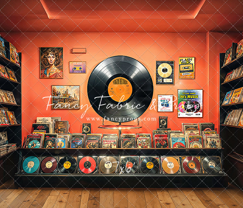 Vinyl Revival Room - Wood Floor Version