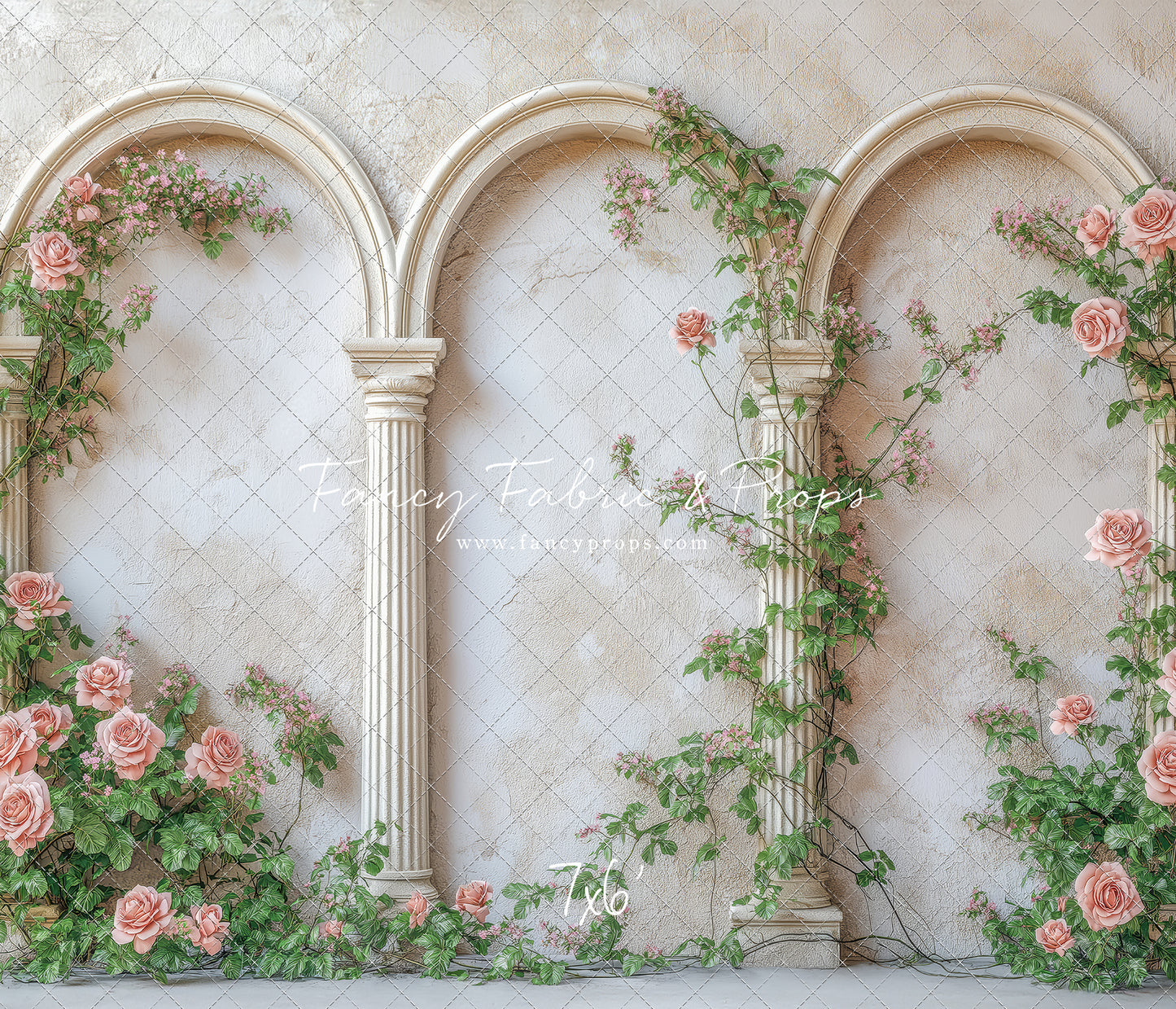 Whispering Rose Courtyard - With Sweep Option