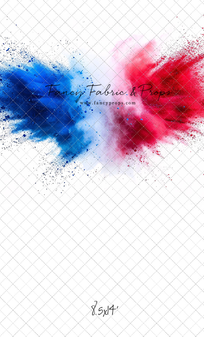 Red White & Burst - Sweep Sizes Only