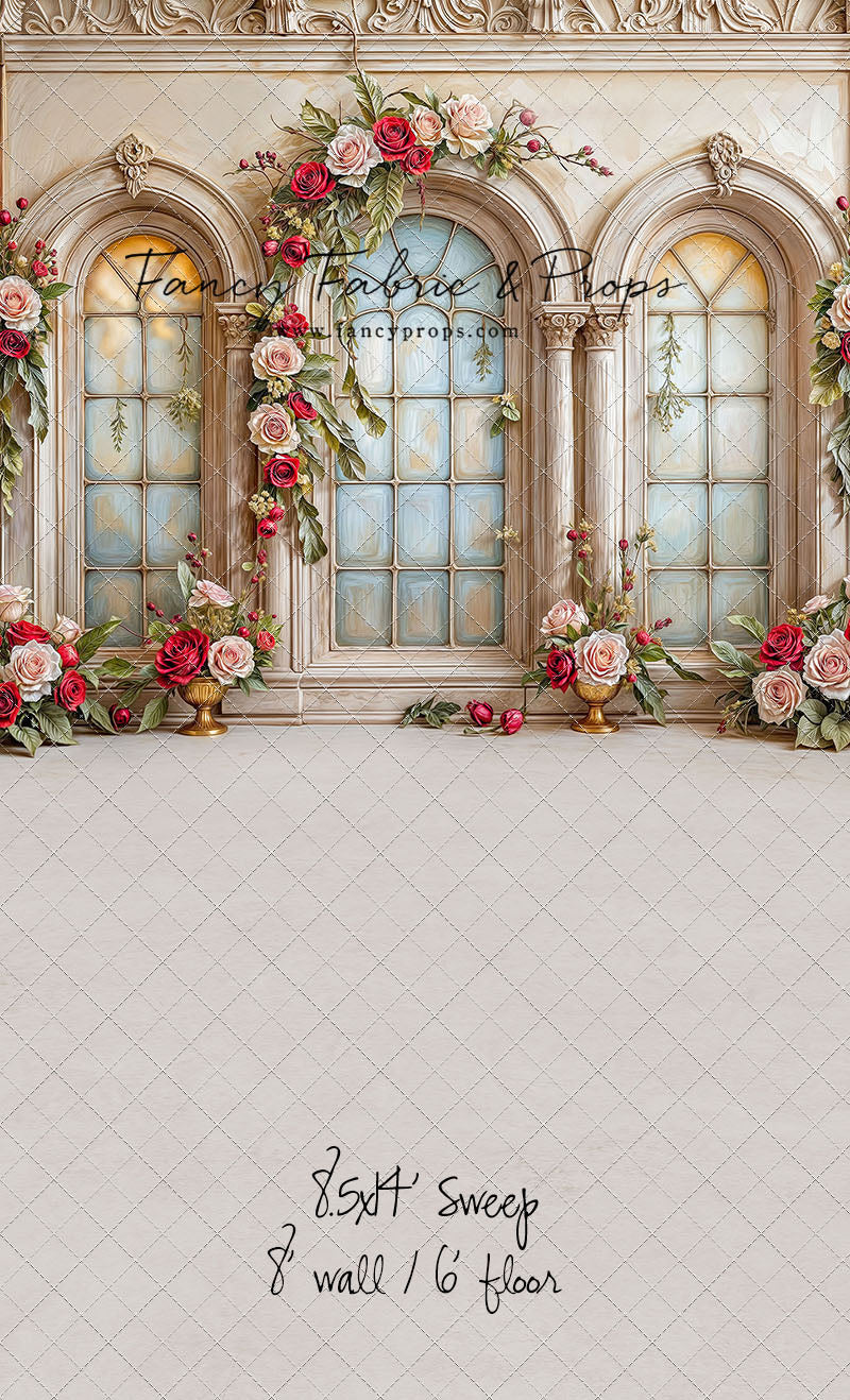 Gilded Holiday Windows - with Sweep Option