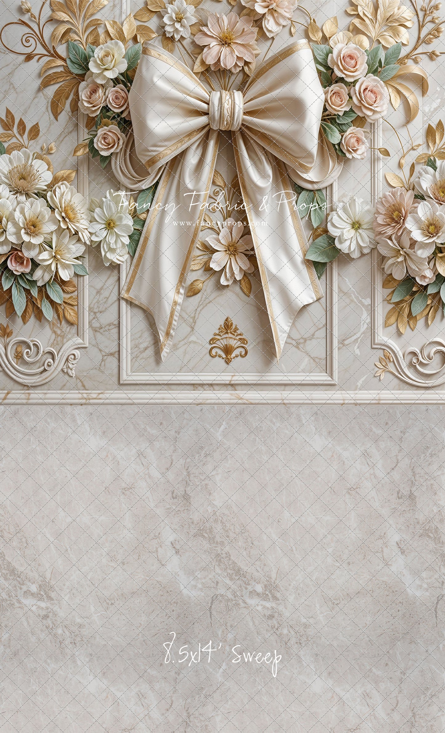 Ivory Luxe - With Sweep Option