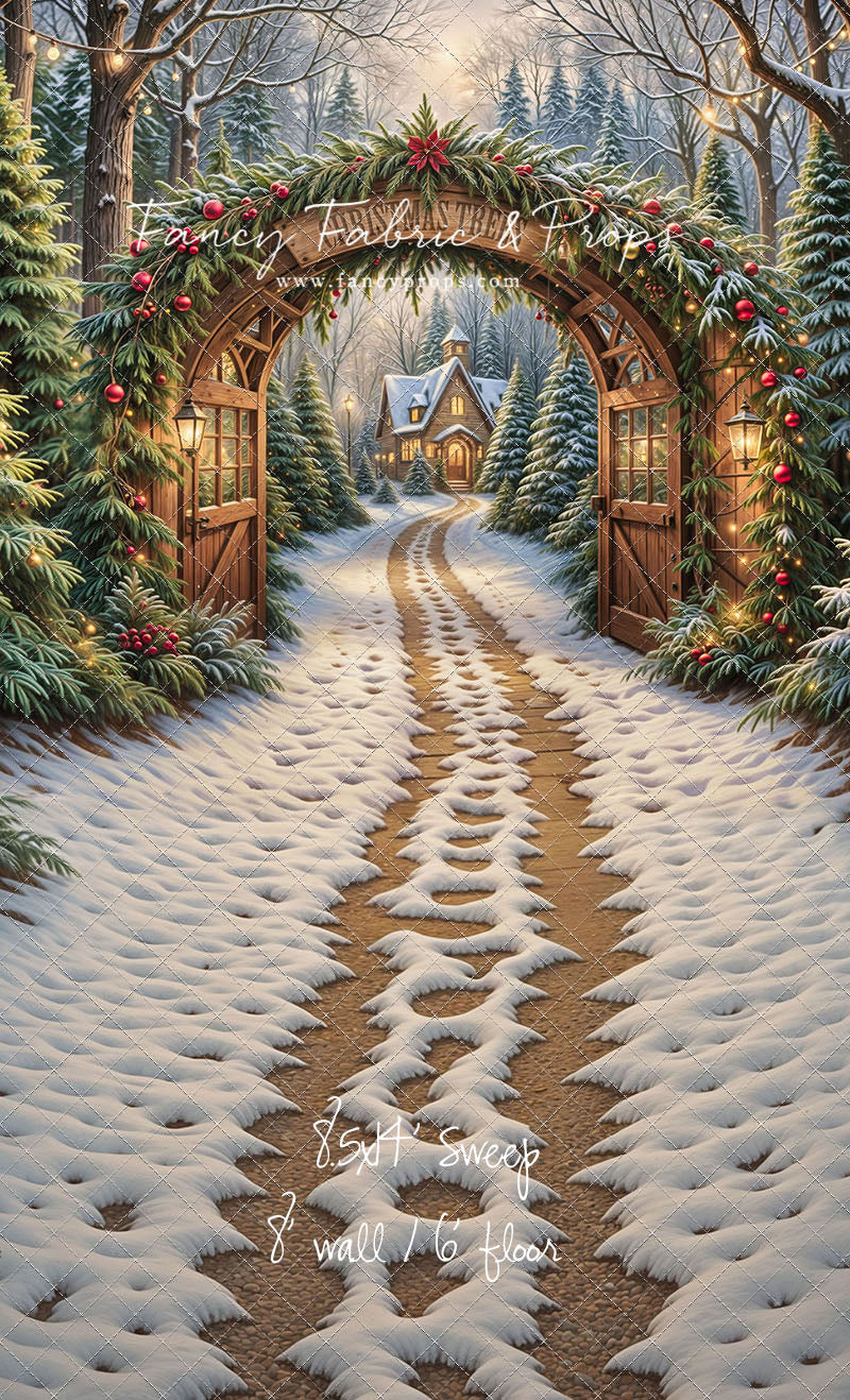 Christmas Path To Home - with Sweep Option