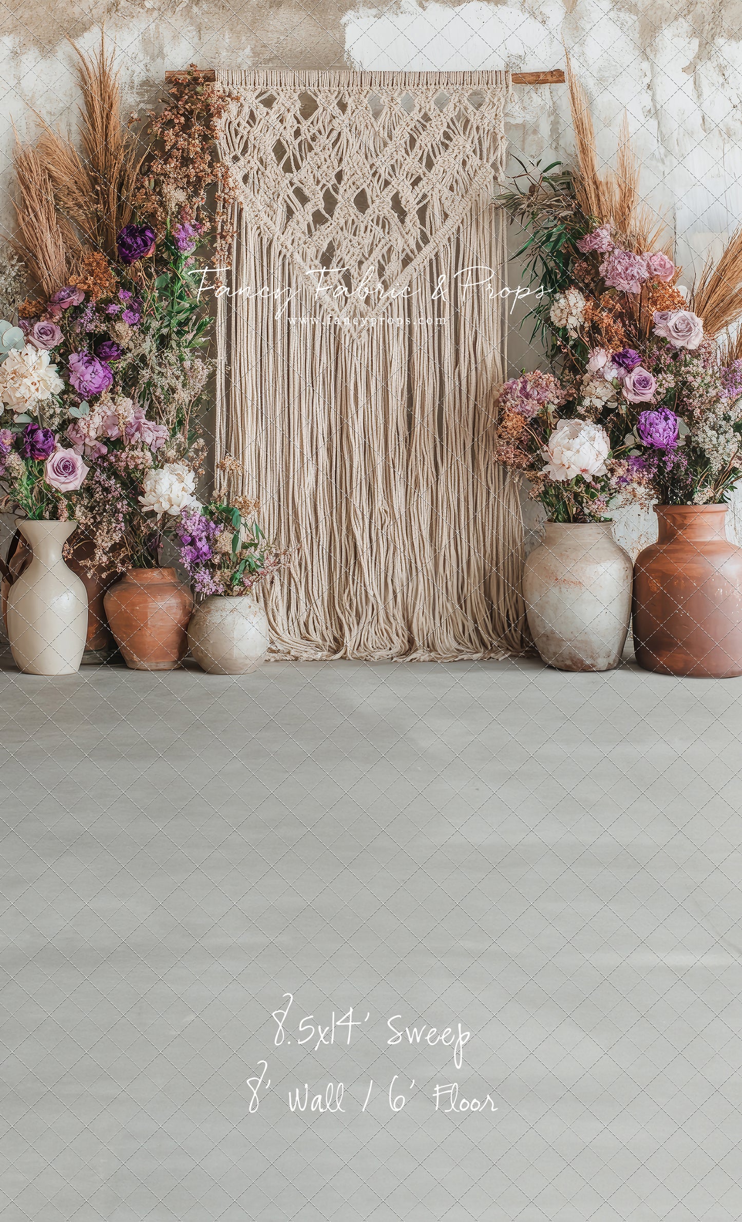 Floral Fringe Haven - With Sweep Option