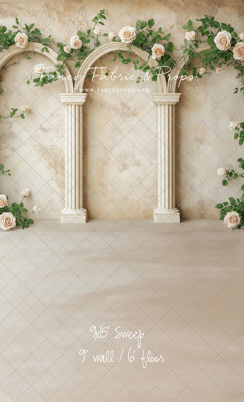 Ivory Arch Garden - With Sweep Option