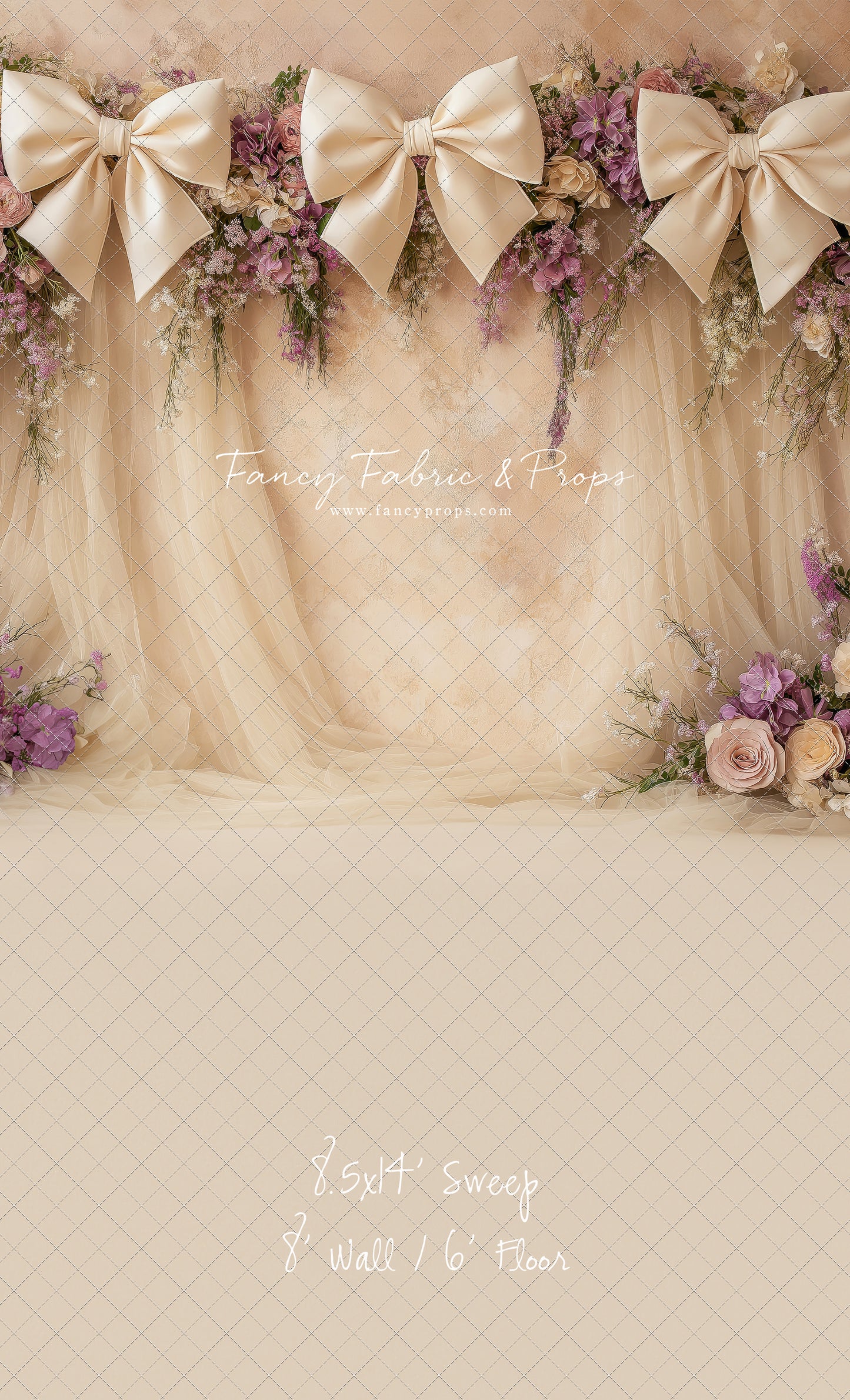 Luxe Lavender Blooms - With Sweep Option