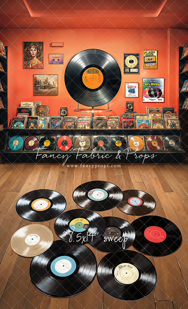 Vinyl Revival Room - Records Floor Version