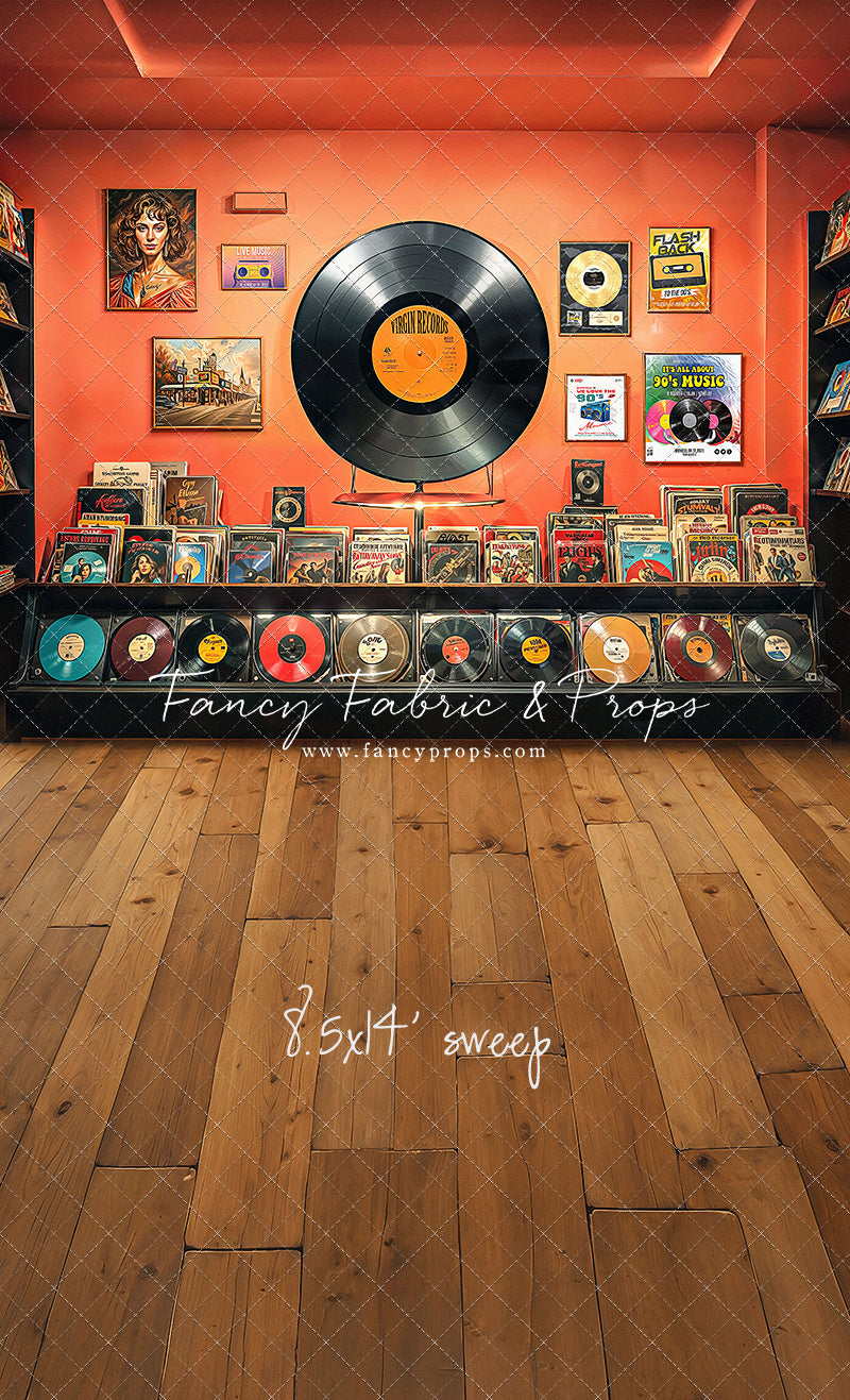 Vinyl Revival Room - Wood Floor Version