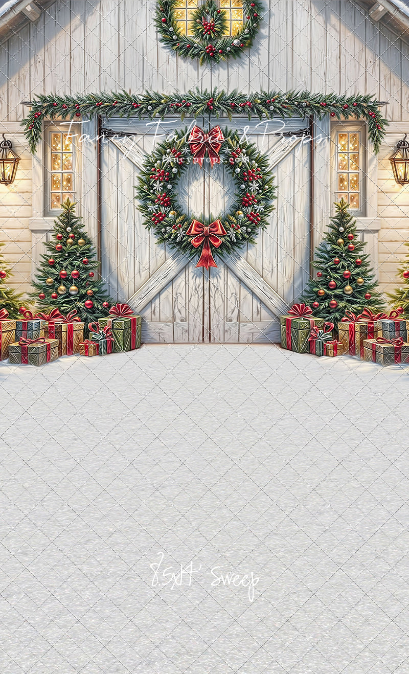 Winter Welcome Barn - with Sweep Option