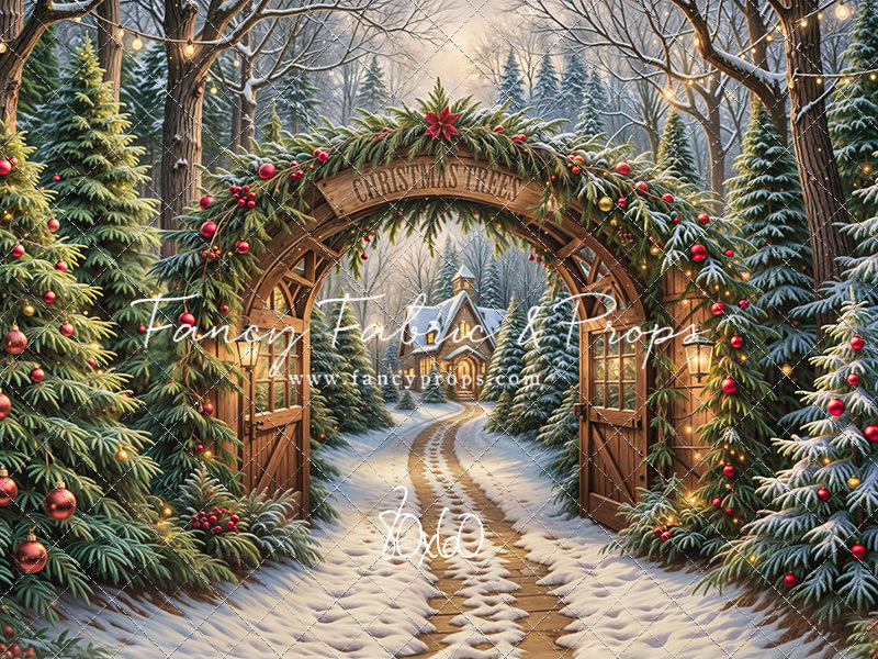 Christmas Path To Home - with Sweep Option
