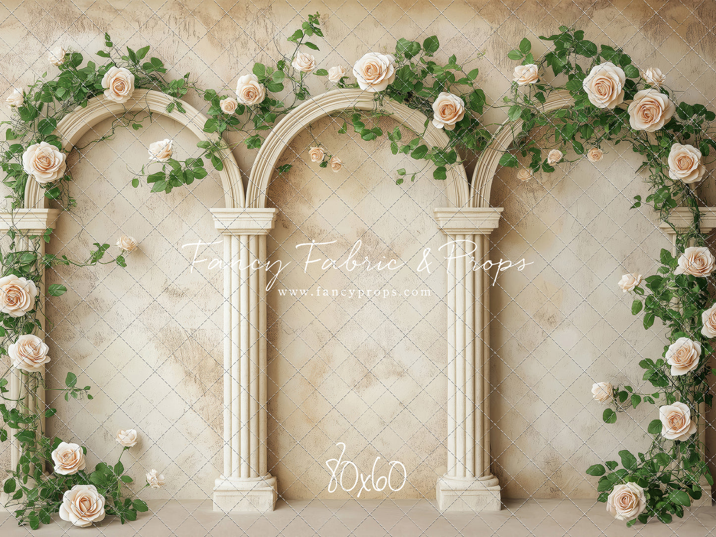 Ivory Arch Garden - With Sweep Option