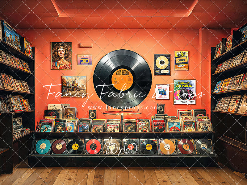 Vinyl Revival Room - Wood Floor Version