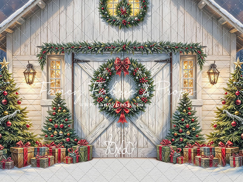 Winter Welcome Barn - with Sweep Option