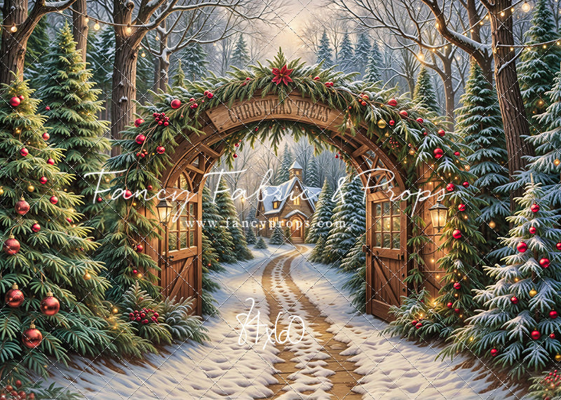 Christmas Path To Home - with Sweep Option