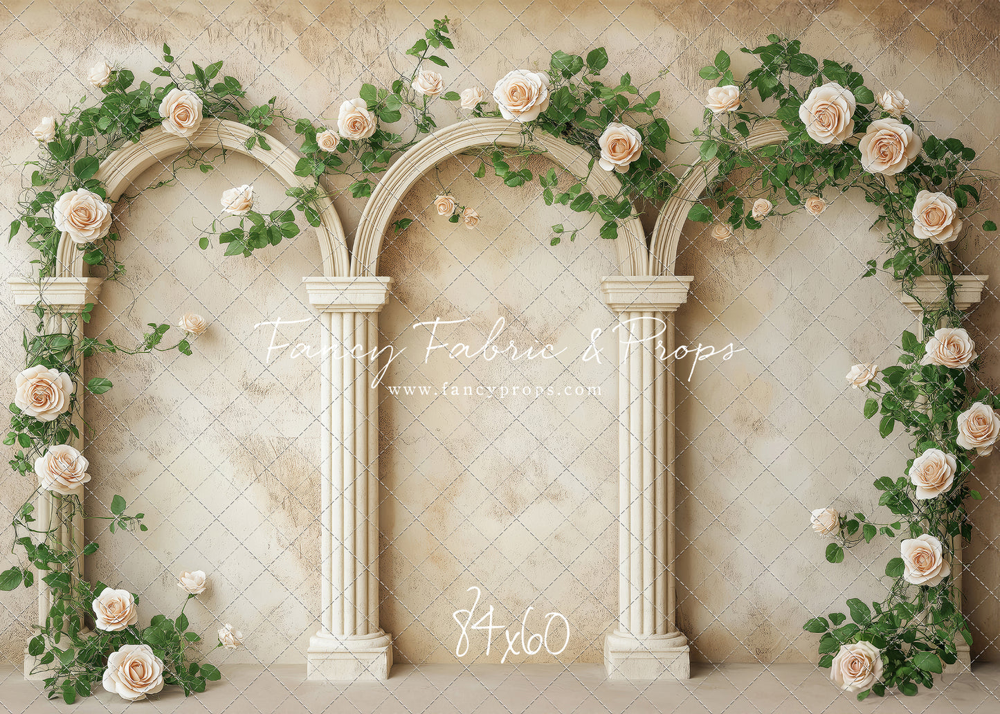 Ivory Arch Garden - With Sweep Option